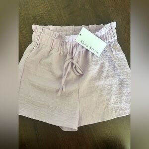 Shop Stevie Women's Light Pink High Waist Shorts